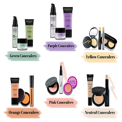 correcteur anti cernes Les anti cernes , correcteurs et illuminateurs colored concealers