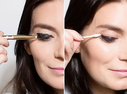coton tige liner eyeliner Astuces pour devenir pro du trait d`eyeliner 22 Genius Eyeliner Hacks Every Woman Needs to Know6