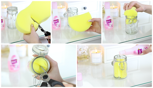 diy-nail-polish-remover-jar ongles Astuces pour des ongles enviables et des mains de fées diy nail polish remover jar