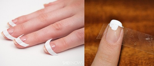 ongles-scotch ongles Astuces pour des ongles enviables et des mains de fées ongles scotch
