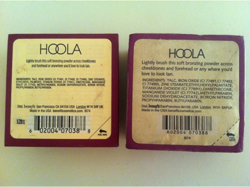 HBB8 fake Real Vs fake, reconnaître le vrai du faux maquillage HBB8